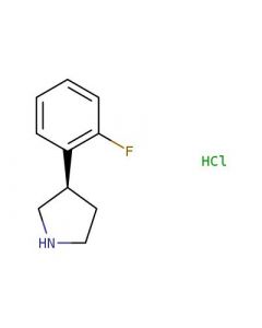 Astatech (R)-3-(2-FLUOROPHENYL)PYRROLIDINE HCL; 0.25G; Purity 95%; MDL-MFCD08751429